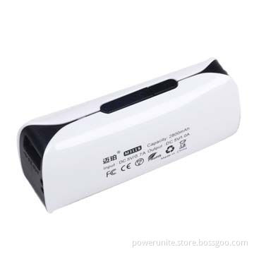 Fashionable Design Power Bank with 2,800mAh Capacity, LED Torch